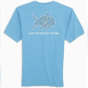 Southern Tide Mens Barware Fish Tee T-Shirt L Large NWT $42